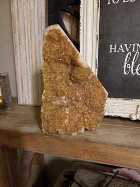 Boutique 9 Brown Citrine Geode Display Piece